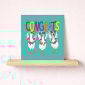 Congratulations Card - Congrats Geese