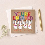 Engagement Card - You're Engaged Geese