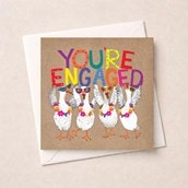 Engagement Card - You're Engaged Geese Engagement Card - You're Engaged Geese