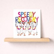 Get Well Soon Card - Speedy Recovery Geese Get Well Soon Card - Speedy Recovery Geese
