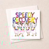 Get Well Soon Card - Speedy Recovery Geese Get Well Soon Card - Speedy Recovery Geese