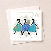 Birthday Card - Wishing You A Fabulous Birthday