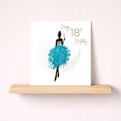 Age 18 Birthday Card - Happy 18th Birthday Age 18 Birthday Card - Happy 18th Birthday