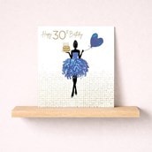 Age 30 Birthday Card - Happy 30th Birthday Age 30 Birthday Card - Happy 30th Birthday