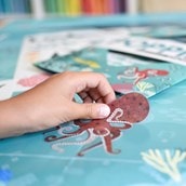 The Ocean Discovery Poster with Stickers The Ocean Discovery Poster with Stickers