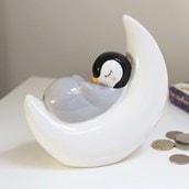 Sleeping Penguin Ceramic Money Box Sleeping Penguin Ceramic Money Box