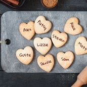 Personalised Heart Cookie Kit