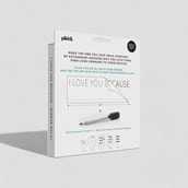 'I Love You Because' Mirror Sticker and Pen 'I Love You Because' Mirror Sticker and Pen