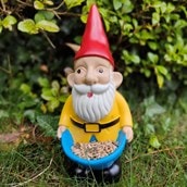 Naughty Garden Gnome Bird Feeder | Nibble my bits! Naughty Garden Gnome Bird Feeder | Nibble my bits!