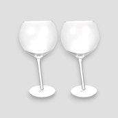 Tipsy Gin Glasses Set Of Two Tipsy Gin Glasses Set Of Two