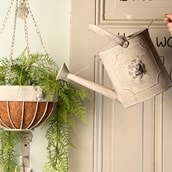 Aged Metal Watering Can Aged Metal Watering Can