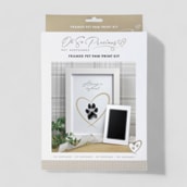Framed Pet Paw Print Keepsake With Ink Kit Framed Pet Paw Print Keepsake With Ink Kit