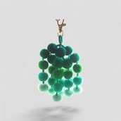 Pom Pom Ombre Bag Charms | Green, Pink or Rainbow Pom Pom Ombre Bag Charms | Green, Pink or Rainbow