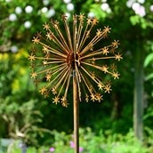Rusty Metal Allium Flower