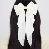 Satin Flowy Bow Clip | Available In 3 Colours Satin Flowy Bow Clip | Available In 3 Colours