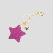 Leather Star Keyrings Leather Star Keyrings