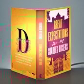Book Lamp - Charles Dickens, Great Expectations Book Lamp - Charles Dickens, Great Expectations