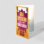Book Lamp - Charles Dickens, Great Expectations Book Lamp - Charles Dickens, Great Expectations