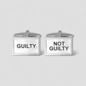 Guilty & Not Guilty Cufflinks