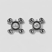 Hot & Cold Taps Cufflinks