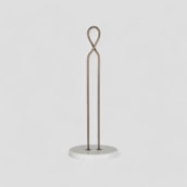 Brompton Antique Brass Kitchen Roll Holder Brompton Antique Brass Kitchen Roll Holder