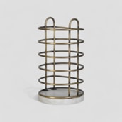 Brompton Antique Brass Utensil Holder Brompton Antique Brass Utensil Holder