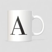 Alphabet Mugs