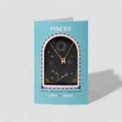 Horoscope Necklace Card
