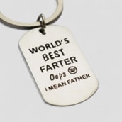 World's Best Farter Keyring World's Best Farter Keyring