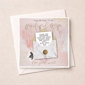 Birthday Card - Beautiful Wife Birthday Card - Beautiful Wife