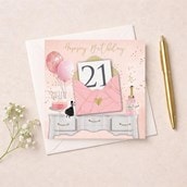 Age 21 Birthday Card - Birthday Letter Age 21 Birthday Card - Birthday Letter