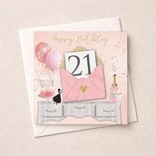 Age 21 Birthday Card - Birthday Letter