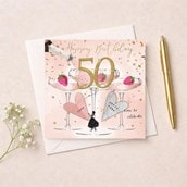 Age 50 Birthday Card - Time To Celebrate