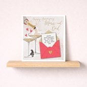 Anniversary Card - Mum and Dad Anniversary Card - Mum and Dad