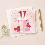 Age 11 Birthday Card - Yummy Birthday Treat