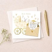 New Baby Card - Pram