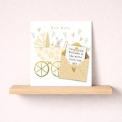 New Baby Card - Pram New Baby Card - Pram