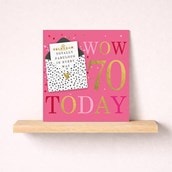 Age 70 Birthday Card - Yay 70 Today Age 70 Birthday Card - Yay 70 Today