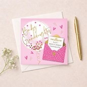 New Baby Card - Granddaughter Telegram New Baby Card - Granddaughter Telegram