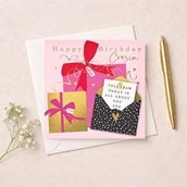 Cousin Birthday Card - Birthday Presents