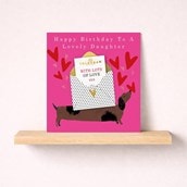 Daughter Birthday Card - Dachshund Daughter Birthday Card - Dachshund