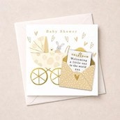 Baby Shower Card - Welcome Little One Baby Shower Card - Welcome Little One