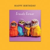 Magnet Card - Friends Forever Owls Magnet Card - Friends Forever Owls
