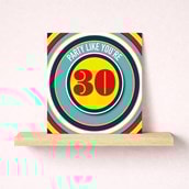 Beermat Age 30 Card - Party Like You're 30