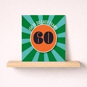 Beermat Age 60 Card - 50 Is So Last Year - 60
