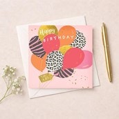 Birthday Card - Bunch Of Balloons