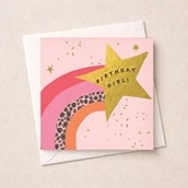 Birthday Card - Shooting Star Birthday Card - Shooting Star