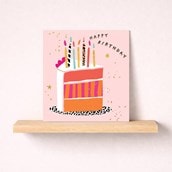 Birthday Card - Slice Of Birthday Cake Birthday Card - Slice Of Birthday Cake