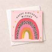 Birthday Card - Rainbow Birthday Card - Rainbow