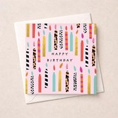 Birthday Card - Birthday Candles Birthday Card - Birthday Candles